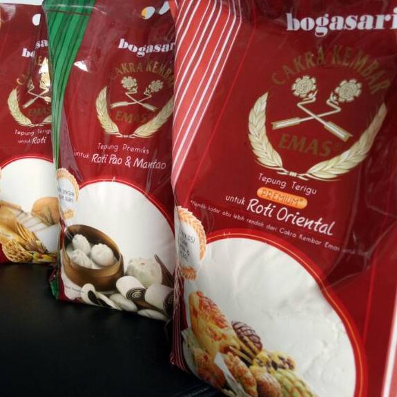 

♥ (Cargo&Regular) Terigu Cakra Kembar Emas Roti/Roti Oriental/Pao dan Mantao 5kg ◙