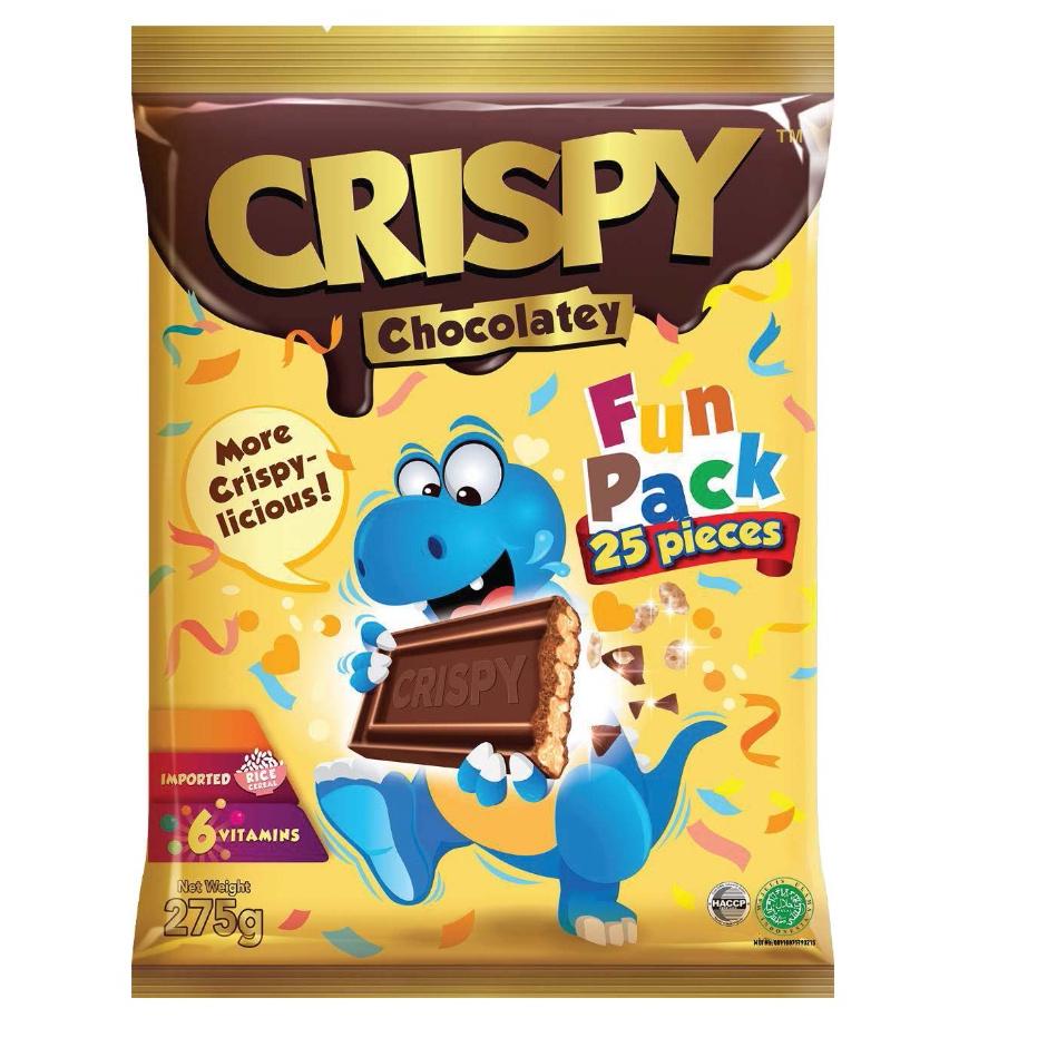 

♙ Coklat CRISPY Funpack isi 25pcs 275g ✱