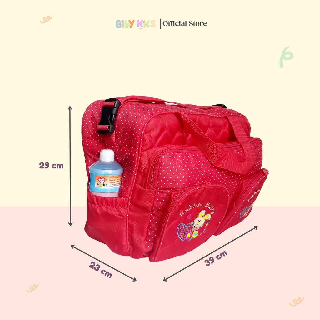 Tas Bayi Multifungsi Besar Slempang Murah Tas Travel Bag Jumbo Diaper Bag Newborn Perlengkapan Traveling Baby