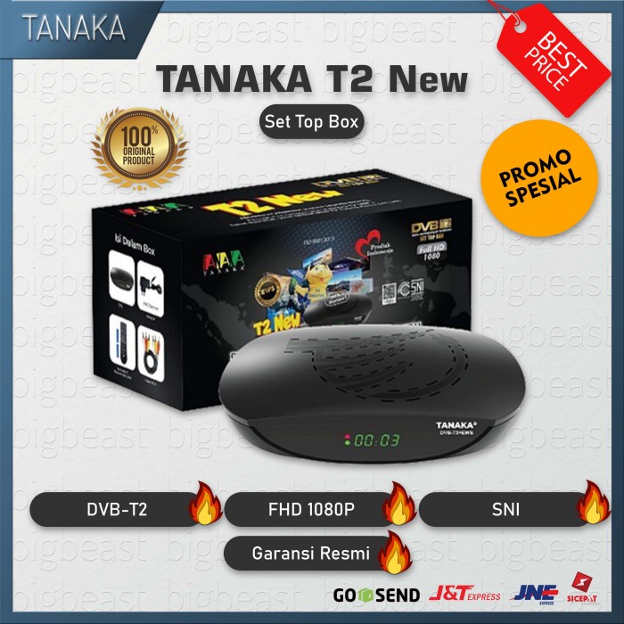 Tanaka T2 New Set Top Box Dvb-T2 Stb Tv Digital
