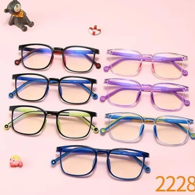 kacamata anak flexibel Lensa plus silinder ---NEW READY---