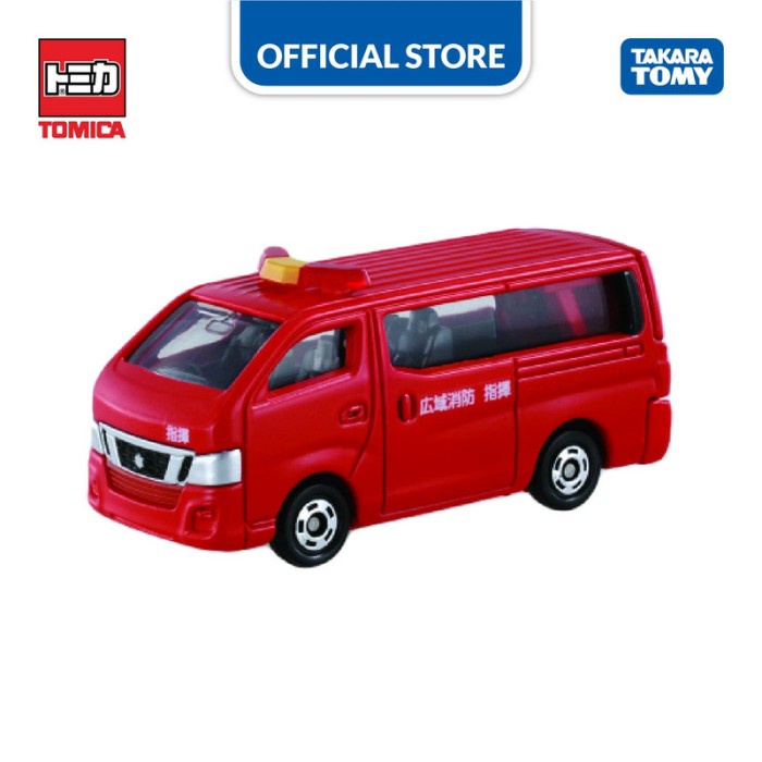 TOMICA REGULAR #027 NISSAN CARAVAN FIRE CHIEF TERLARIS