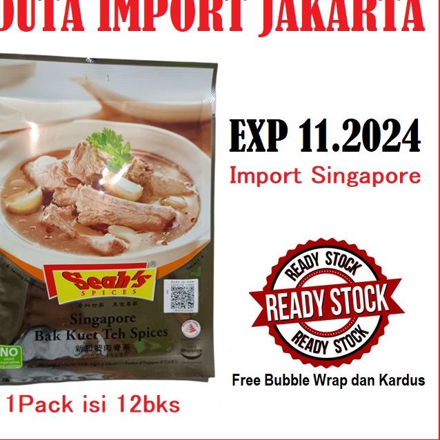 

Promo besar Seah's Seahs Seah Bak Kuet Teh Spicies Bumbu Bak Kut Teh Singapore 32gr