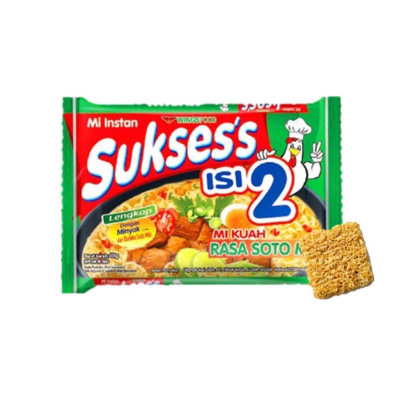 Sukses Isi 2 Dua Suksess Mie Soto 111gr