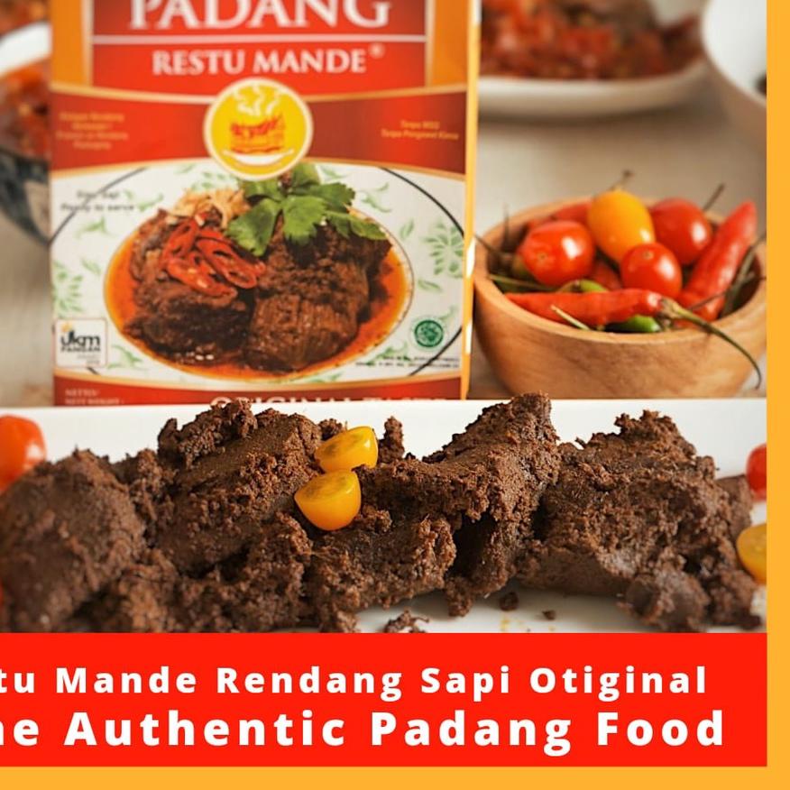 

✲ Restu Mande Rendang Sapi Original 300gr ♦