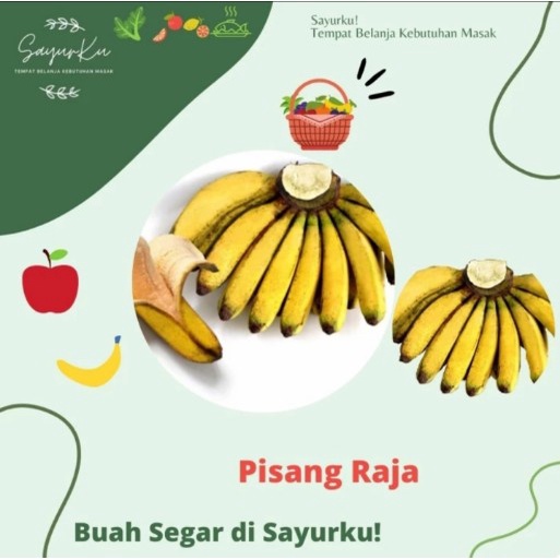 

pisang raja fresh per sisir