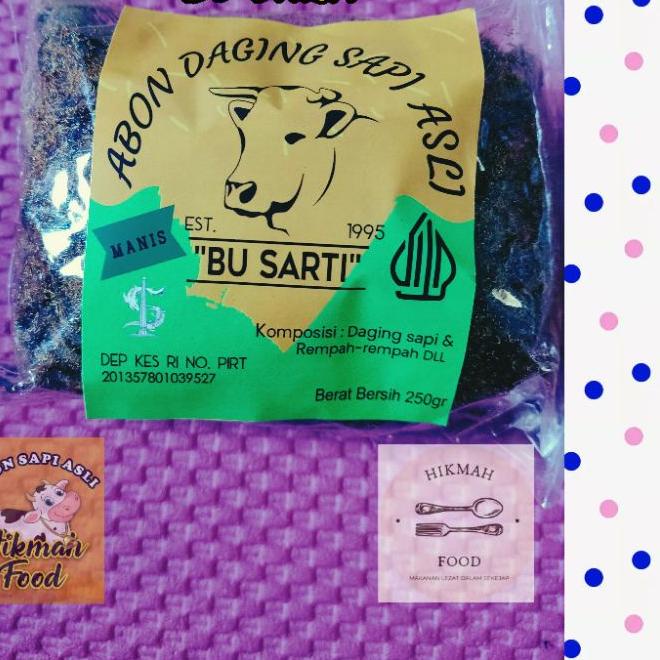 

✈ Abon Sapi Bu Sarti MANIS 250gr khas Surabaya ♬