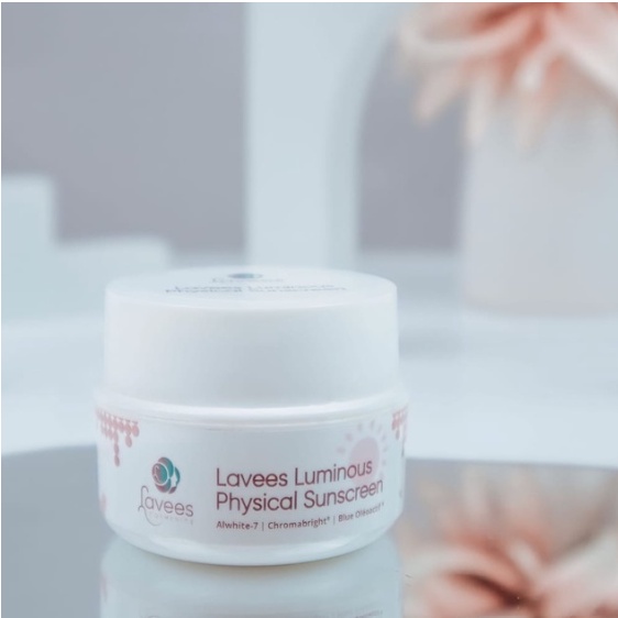 Lavees Cosmedics - Luminous Physical Sunscreen with PA++++ and SPF 50 [Krim Siang Flek Melasma]
