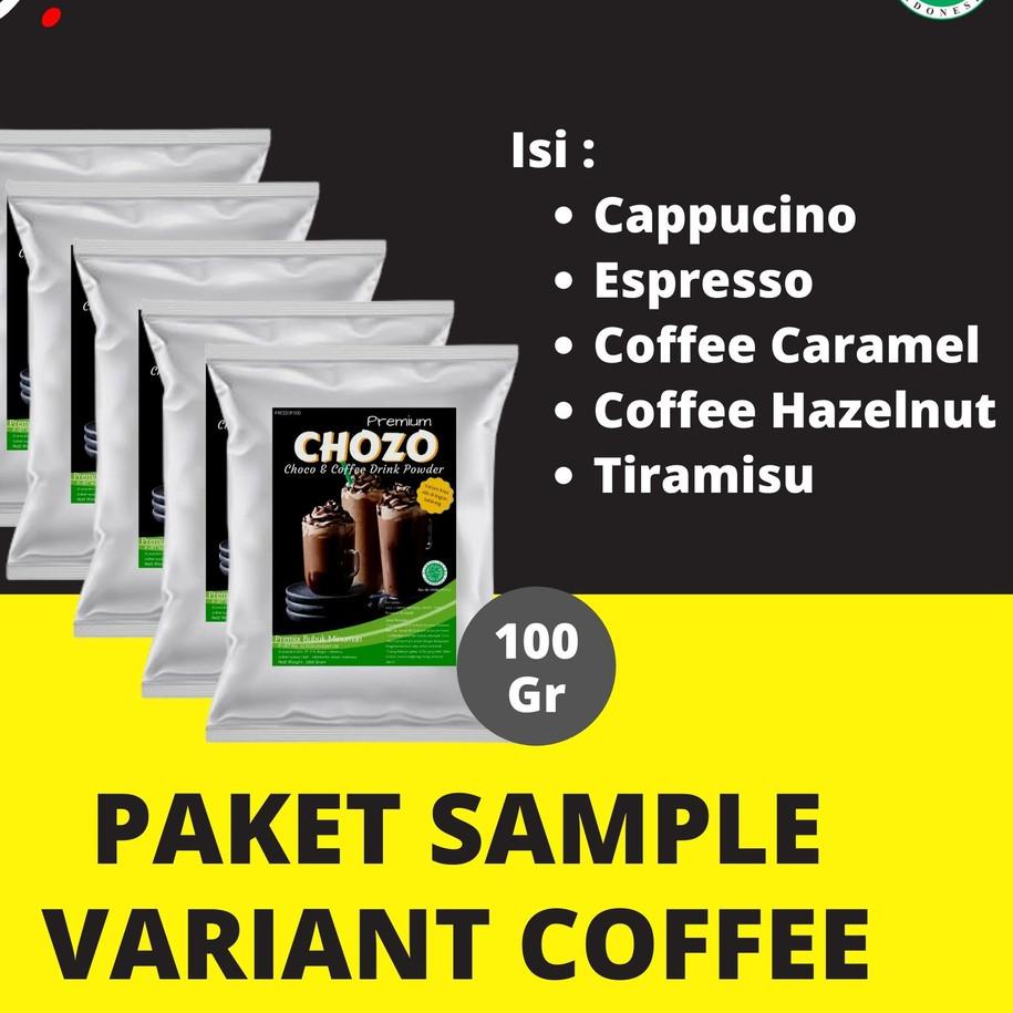 

☼ PAKET SAMPLE Best 5 Varian COFFEE, Harga adalah 1 Paket berisi 5 Variant ♕