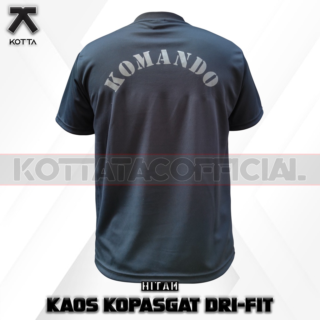 Kaos Kopasgat Dryfit - Kaos Dri-fit Paskhas - Kaos Olahraga Paskhas - Kaos Korpasgat - Kaos Kopasgat