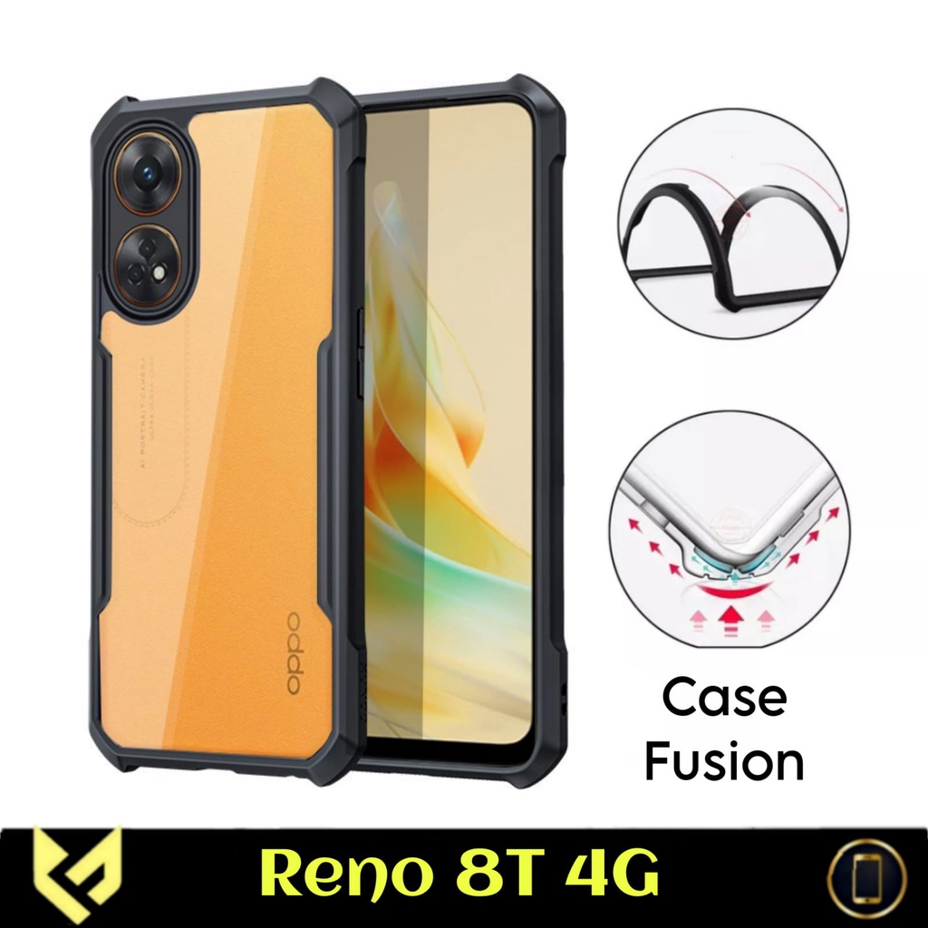 Promo Case For OPPO RENO 8T 4G / RENO 8T 5G Case Fusion Shockproof Premium Protek Camera - Fids Stor