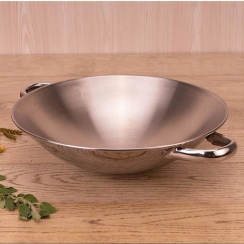 Wajan Bima Element 40cm Kuali Stainless Steel 304 Kompor Gas