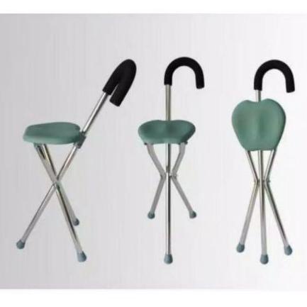 Tongkat Duduk Merk Avico - Kursi Tongkat Lipat - Kursi Sholat Lansia