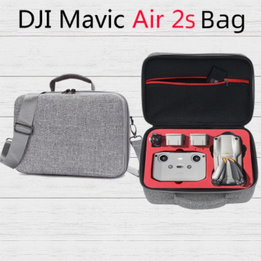 Tas Drone Protective Storage Case Portable for DJI Mavic Air 2s - D2269 - Gray