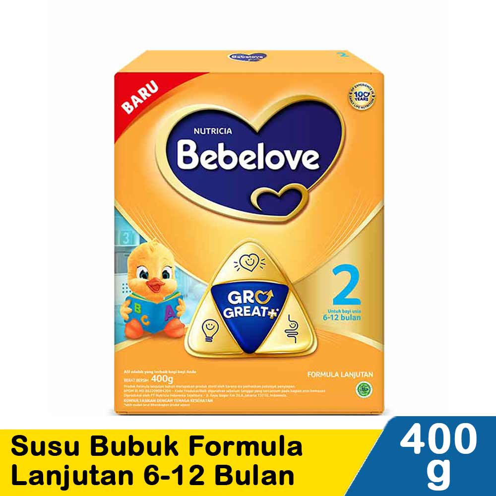SUSU BEBELOVE 2 400 GR USIA 6-12 BULAN
