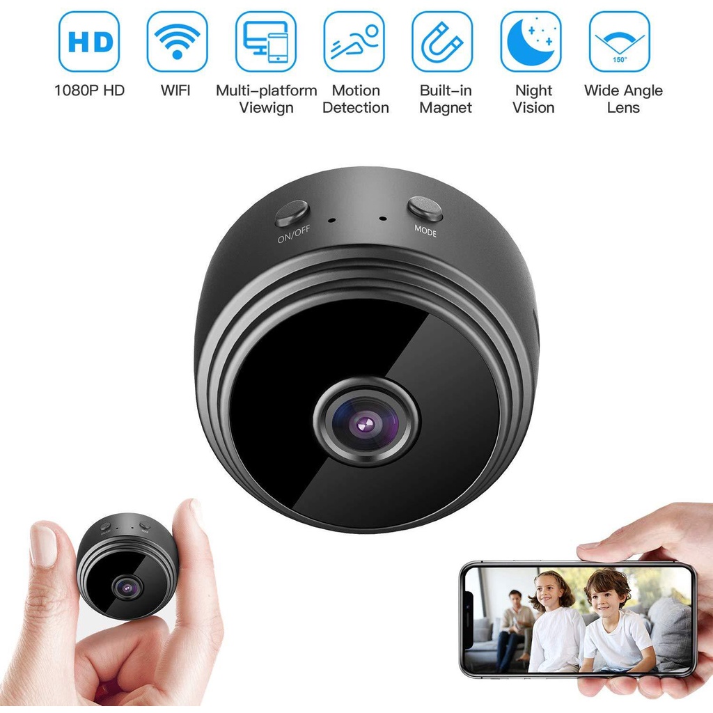 HA CCTV Spy Ultra Mini Portable  Kamera pengintai / Penjahat / Perampok / Maling / Camera / Kamera