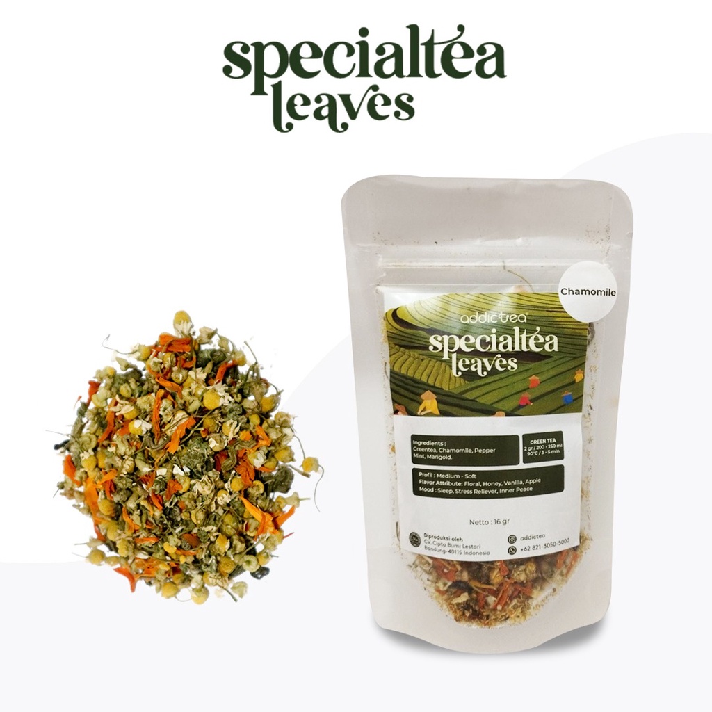 

Addictea Special Tea Leaves - Greentea Chamomile