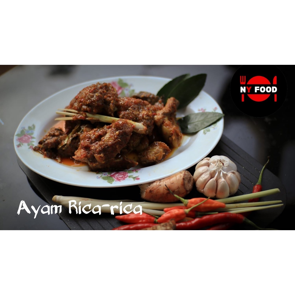 

PROMO Makanan Instan Instant Siap Masak Saji Ayam Rica Rica Homemade Rumahan Frozen Murah Manado Original NYFOOD Hari Raya Lebaran Buka Puasa Sahur Natal Ready to Eat Usaha kuliner kekinian viral 500 Gram