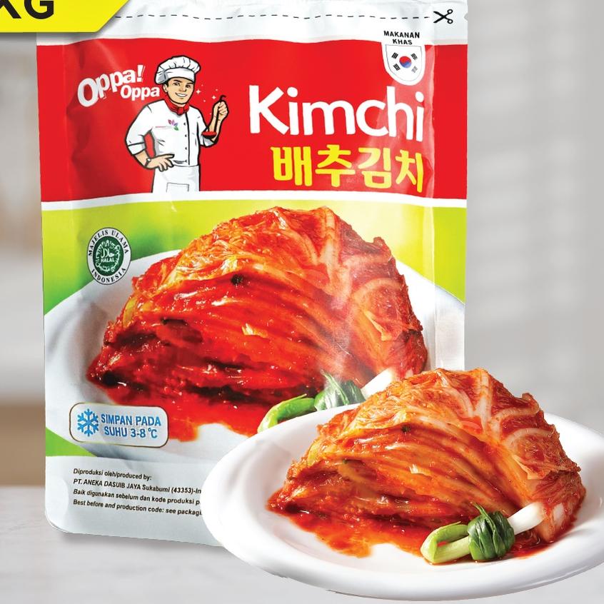 

♣ KIMCHI Sawi Fresh / Kimchi Halal / Kimchi Korea 1KG - Makanan Korea ➵