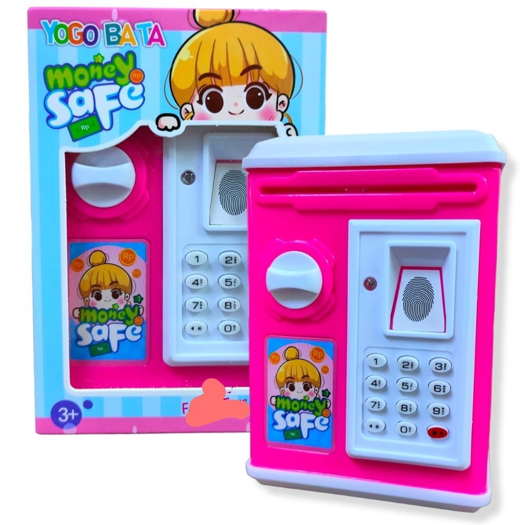 [YA3] Mainan Anak Brankas Celengan Mini Money Safe YA3 - Mainan Mesin ATM Safe Box Suara