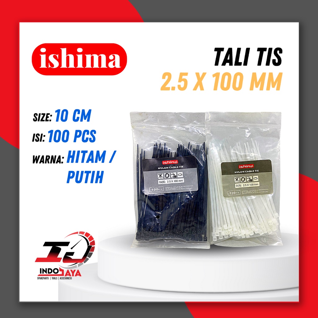 [BAYAR DI TEMPAT] KABEL TIES 10 CM / 100 MM / ZIP TIE / TIE TIS / TALI TIES TIS/ KABEL TIE / TALI TI
