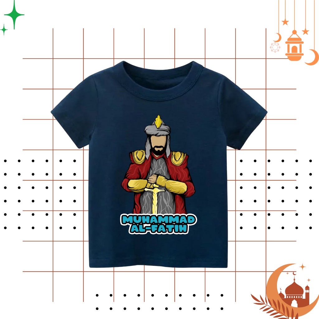 Kaos Baju Dakwah Muslim Muhammad Al Fatih Pejuang Islam