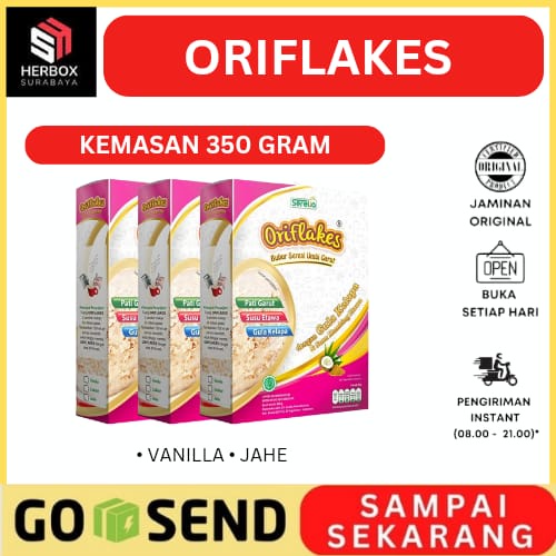 

ORIFLAKES Maag Asam Lambung & Gerd Makanan Sarapan Sereal Pati Umbi Garut 350 gram