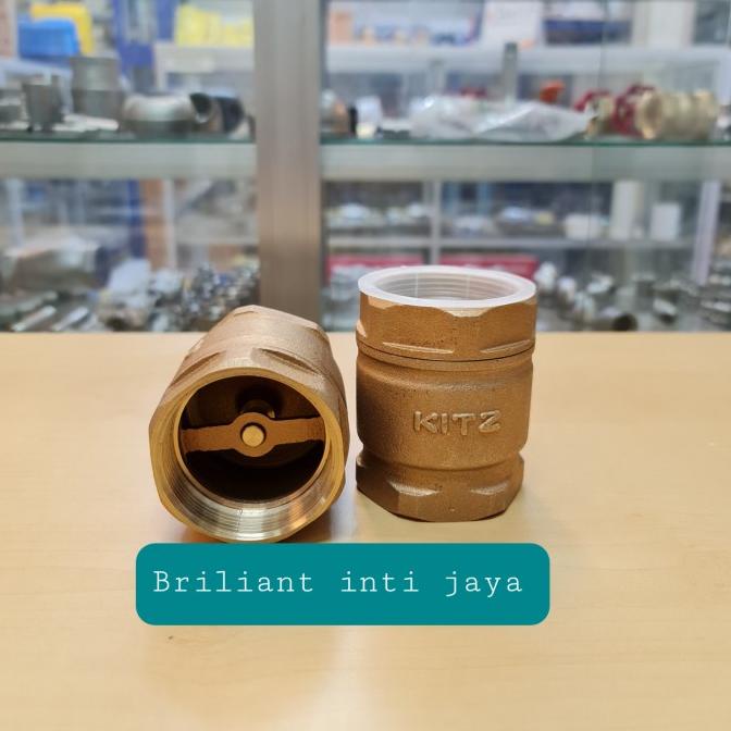 Lift Check Valve Kitz / Tusen Klep 1 Inch / Foot Valve Kitz Brass