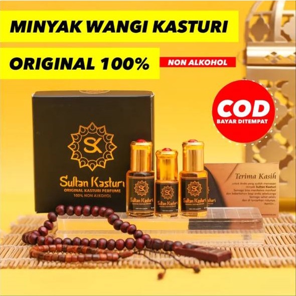 Terlaris Parfum Sholat Non Alkohol Minyak Kasturi Original Minyak Kasturi Asli 100%