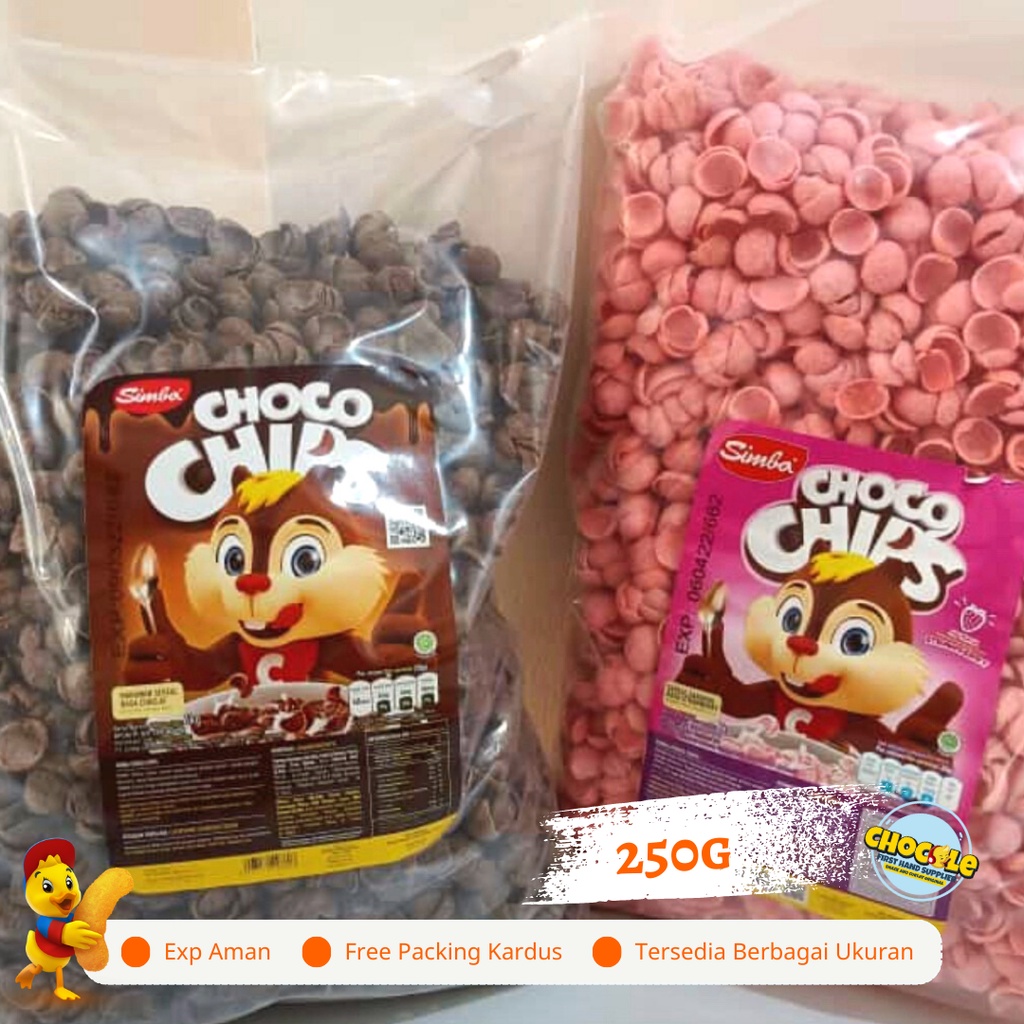 

PROMO 1.1 SIMBA CHOCO CHIPS 250g || PUSAT GROSIR SNACK KILOAN ORIGINAL || CEMILAN INDOFOOD MURAH II LEBARAN 2024