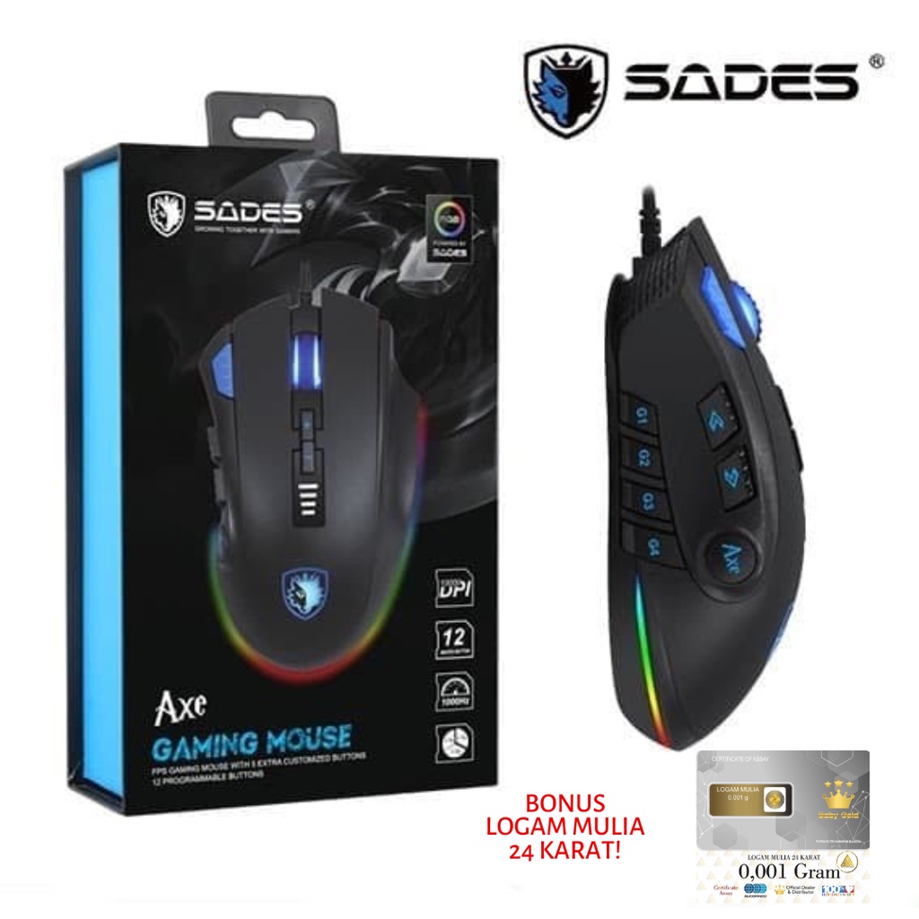 Sades Lance RGB Gaming Mouse