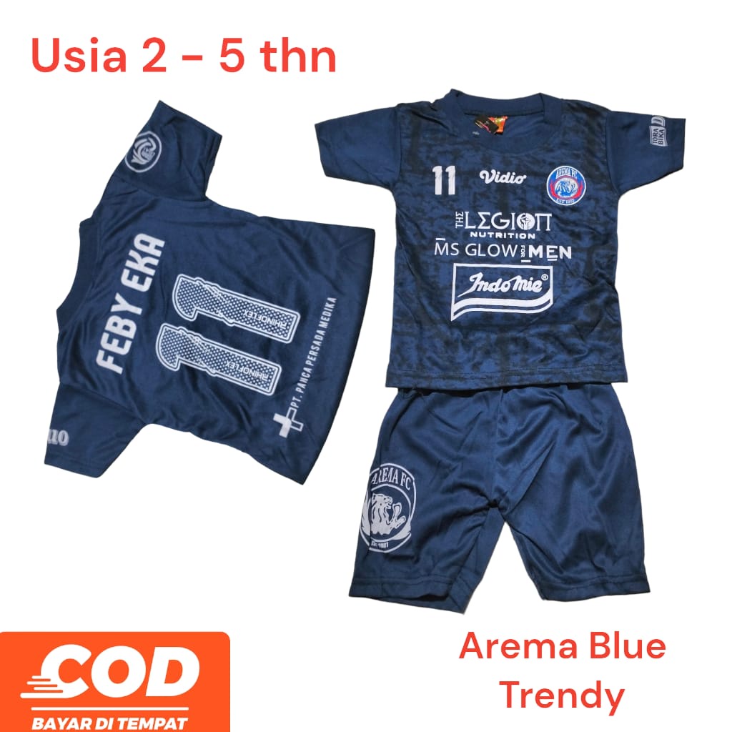 COD / SETELAN BAJU BOLA TERBARU 2023 KAOS ANAK LAKI LAKI TERMURAH PAKAIAN OLAHRAGA SEPAKBOLA KAOS FUTSAL PRIA AREMA NAVY NEW