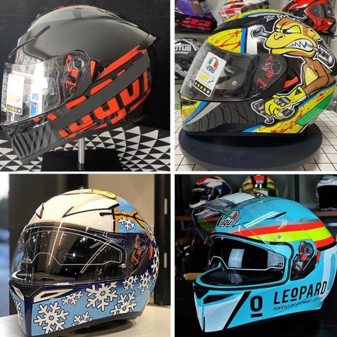 Helm Full Face A&V K3Sv Myth/Winter Test 2016 Snowman Pengiriman Dari Storfeecaa