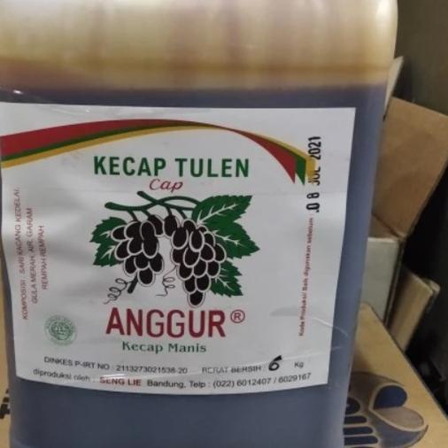 

℗ KECAP ANGGUR JERIGEN 6 KG 5 LITER MANIS HITAM SENG LIE ℗