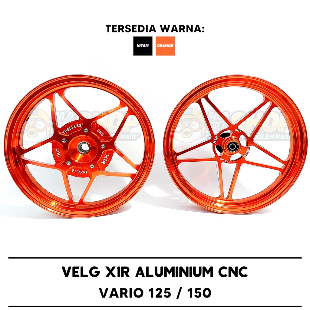 Velg X1R Vario 125 / 150 Aluminium CNC Model Bintang