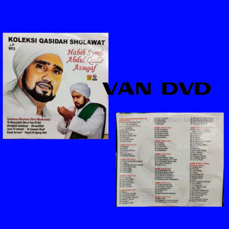 Kaset Audio Lagu mp3 " Koleksi Qasidah Sholawat Habib Syech Assegaf "