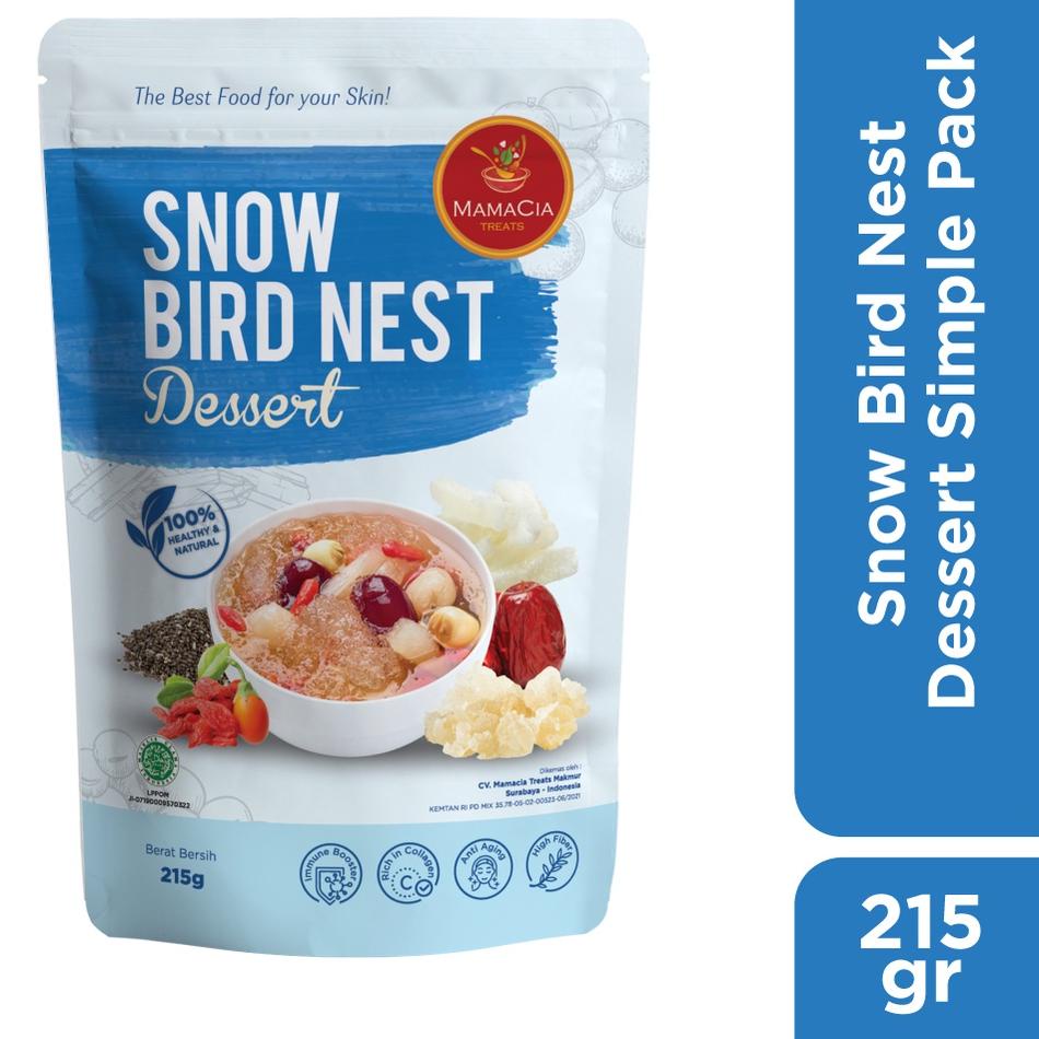 

☜ Mamacia Treats Paket Snow Bird Nest Dessert Simple Pack (Teman Setia Peach Gum) ✶