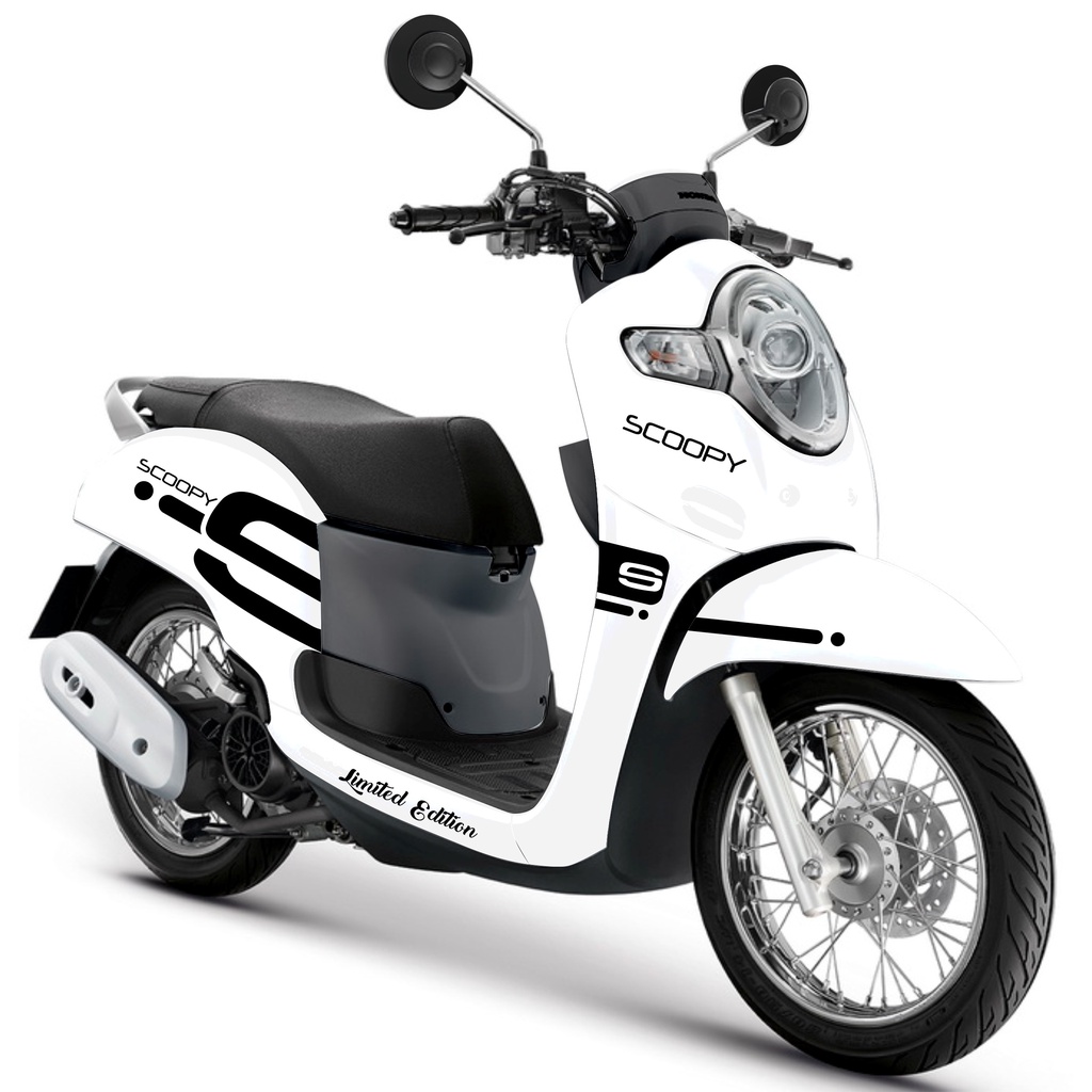 Sticker motor scoopy  decal sticke motor scoopy custom