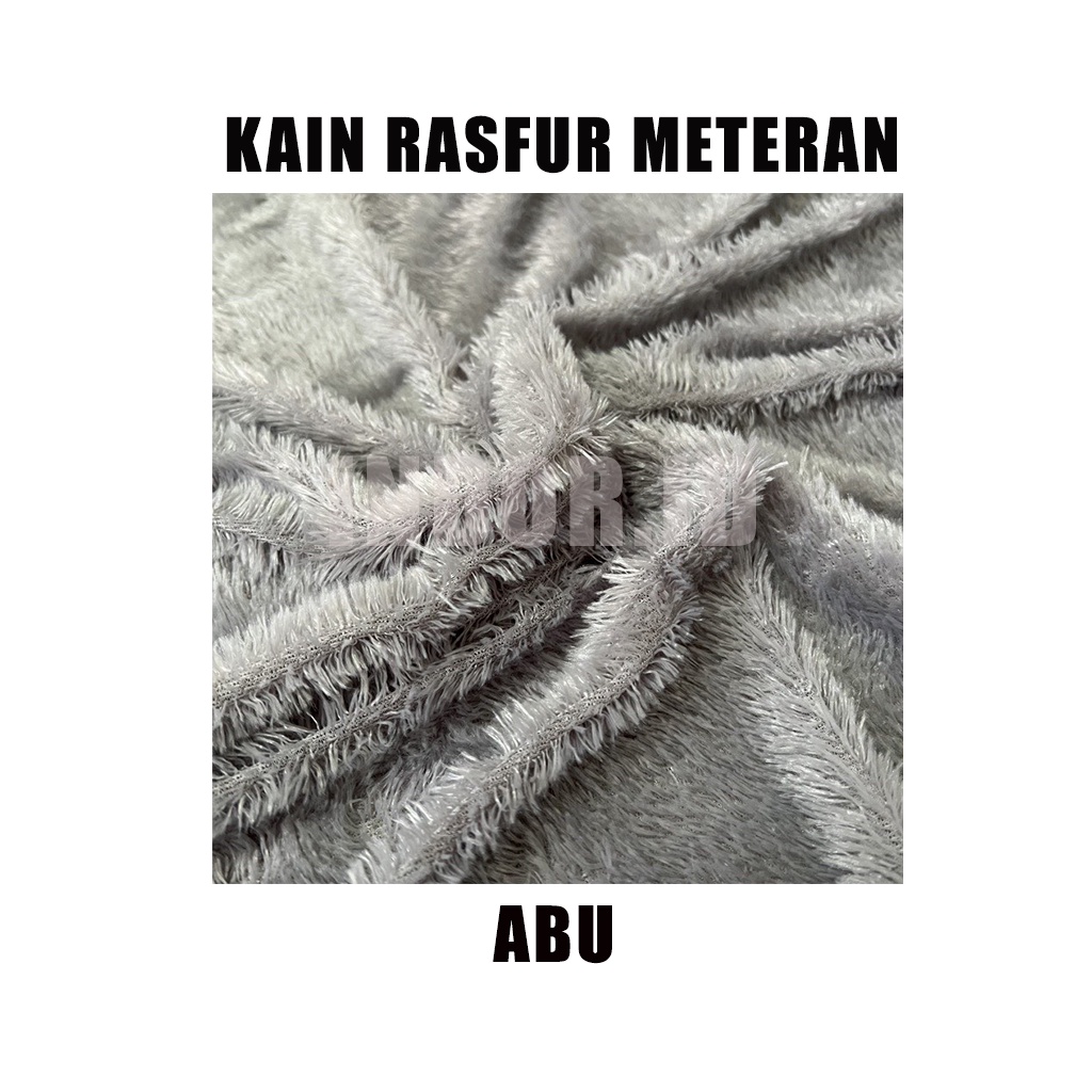 Kain RASFUR BULU Terlebar Size 180x92/ Kain Rasfur Meteran Termurah