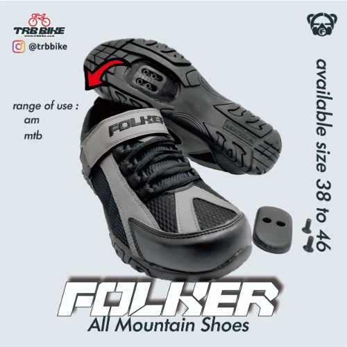 Sepatu Sepeda Folker AM Mtb Original