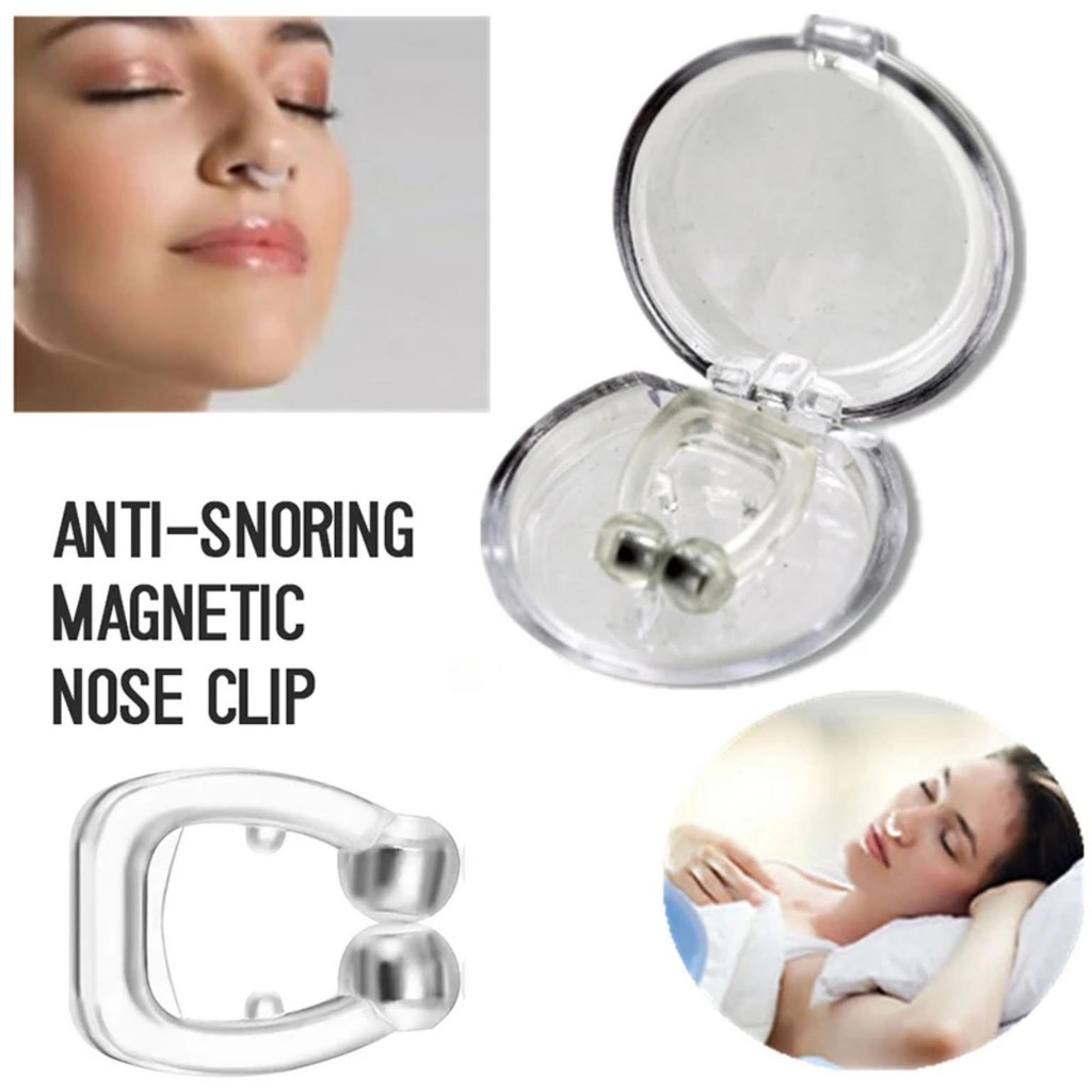 Alat Anti Dengkur Snore Stopper Noseclip Magnetic Alat Anti Dengkur Magnetic Alat Kesehatan Medis Original 100% Pernafasan Penghilang Dengkur Ngorok Saat Tidur