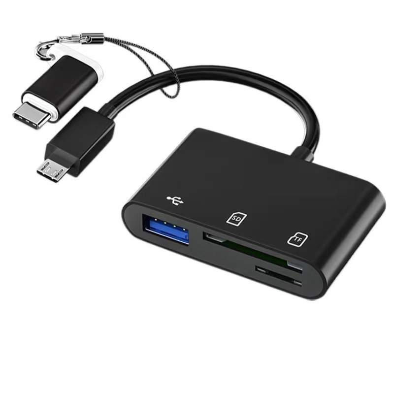 Tipe C Ke SD Card Reader OTG Kabel USB Micro SD/TF Card Reader Adapter Transfer Data Untuk Macbook