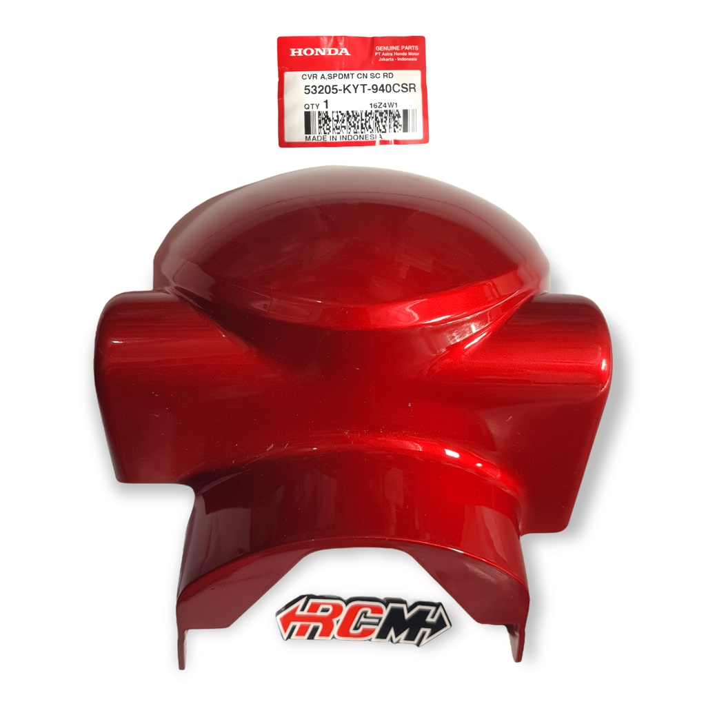 53205-KYT-940PFW CSR DBM COVER MIKI SPIDO SPEDO SPIDOMETER SPEDOMETER SPEEDOMETER KILOMETER BAGIAN DEPAN DPN SCOOPY CARBU KARBU OLD 2010 2011 2012 2013 BIRU PUTIH MERAH ORI ORIGINAL HONDA AHM HGP ASLI