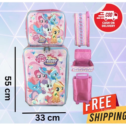 COD ~ KOPER SET 2in1 Tas Koper Anti Air Sekolah Anak SD + Lunch Bag ( VARIAN ) Spiderman Cars Tsum LOL UNICORN Little POny