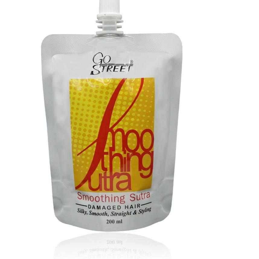 ♂ GO STREET - [STEP 1] Smoothing Sutra Damaged Hair (Untuk Rambut Rusak) 200 ML ☀
