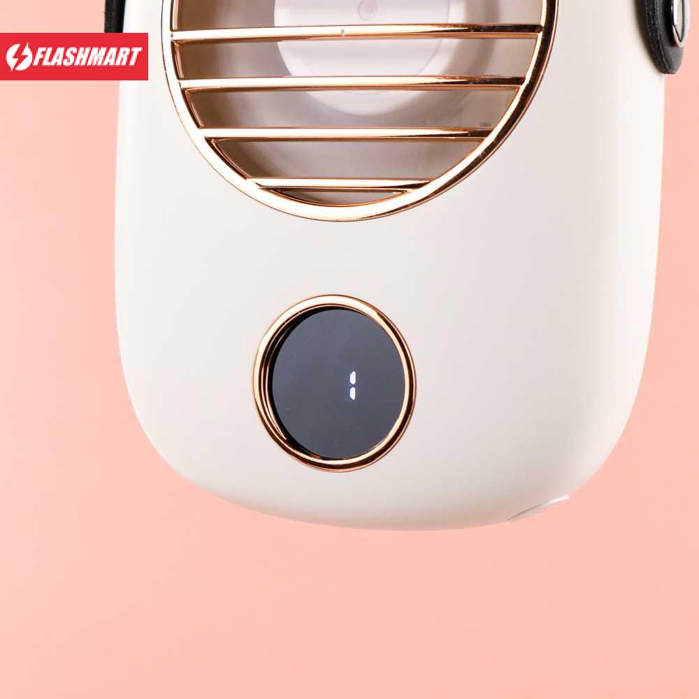 Flashmart Kipas Angin Portable Model Kalung Leher Neck Fan 2000mAh - F9
