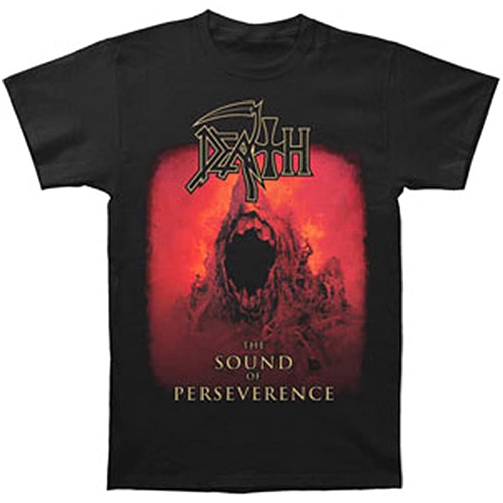 KAOS DEATH Men_s The Sound of Perseverence T-Shirt Black