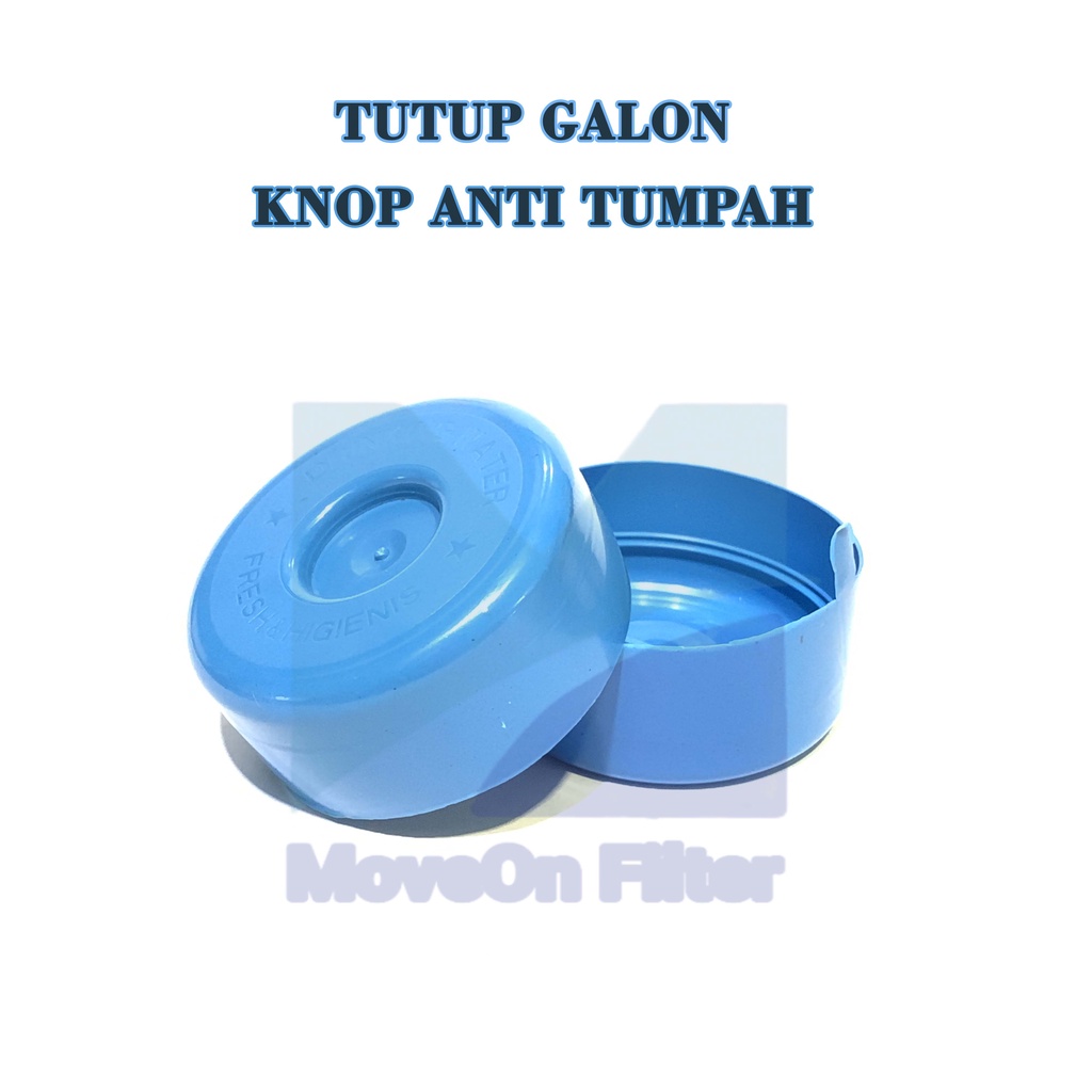 Tutup Galon Knop Anti Tumpah - Tutup Galon Air Isi Ulang - BIRU
