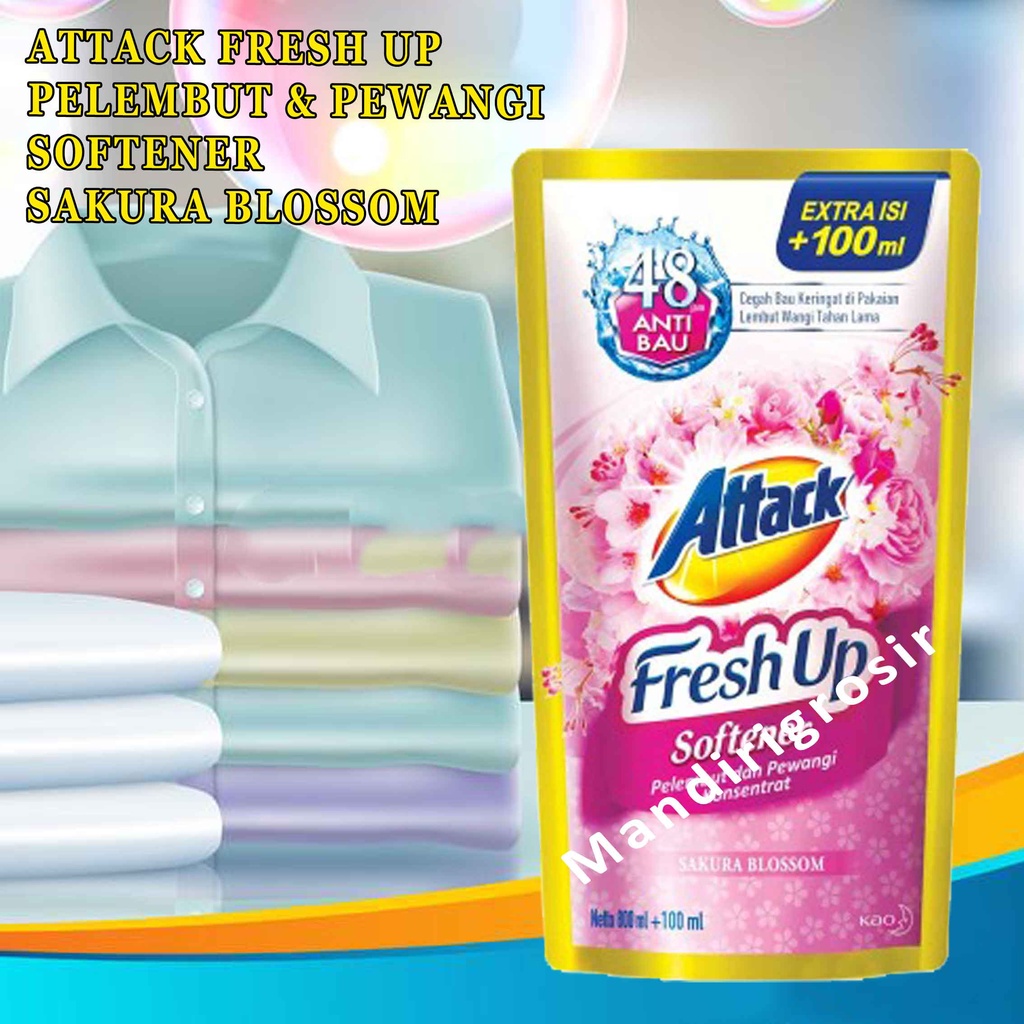 Attack Fresh Up Softener 680ml