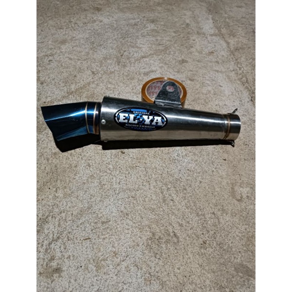 slincer silincer ELYA racing original segi 6 blue bukan dpj dsm bss dos fantera sarangan setengah ga